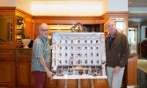 Dir. Peter Buocz and Dr. Martin Schick at Hotel Stefanie Vienna