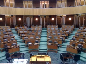 Nationalratssaal im Parlament in Wien